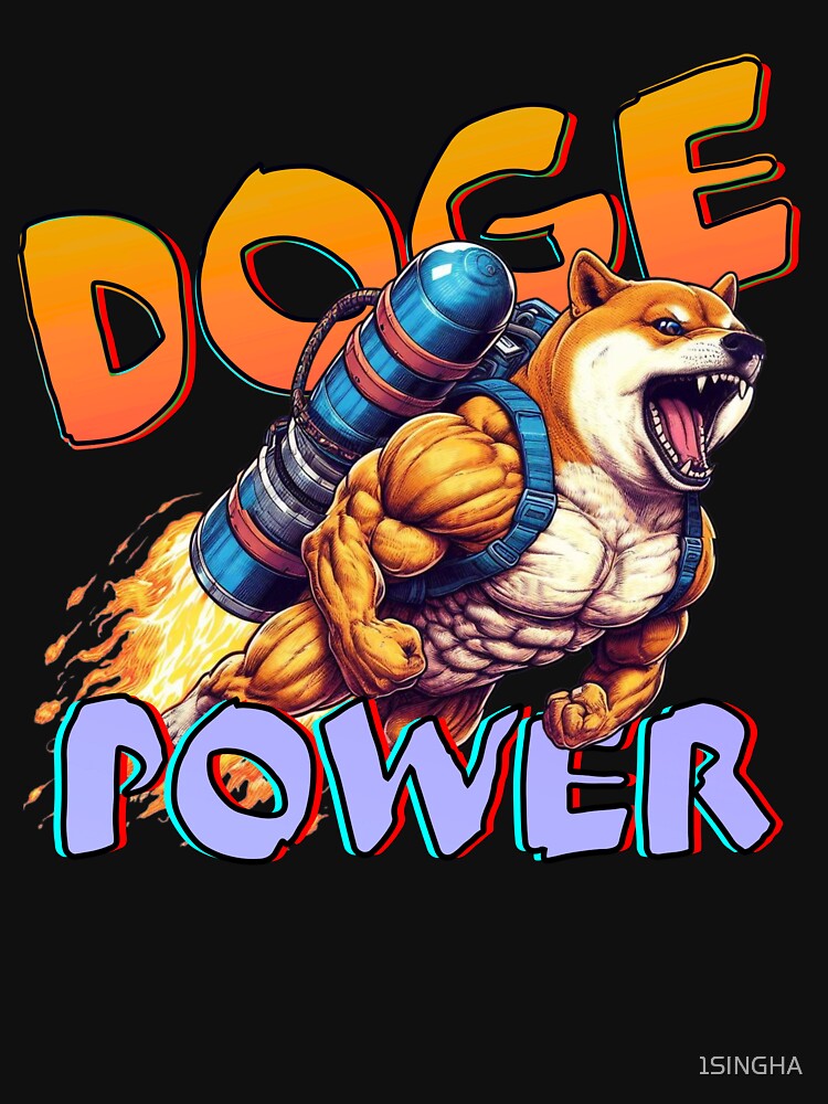 Doge Power,Doge coin meme,shiba inu,manga meme,Doge coin by 1SINGHA