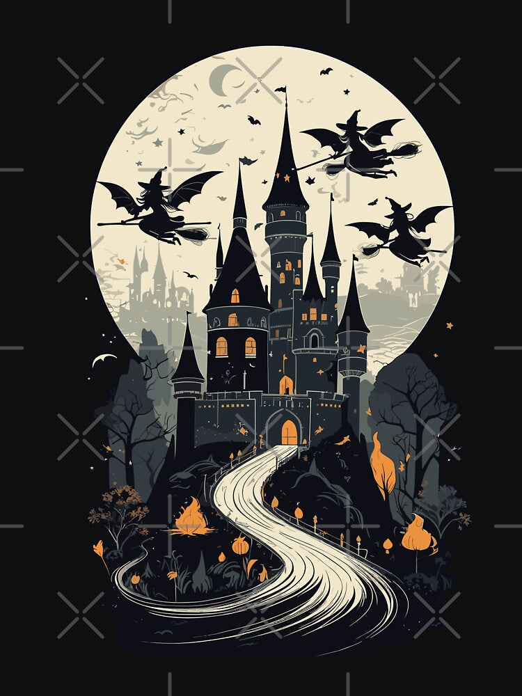 Spooky Haunted Castle Magical Haunted Castle by LuminOrb