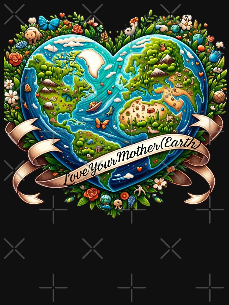 Love Your Mother (Earth) - Protect Earth - Be the Change for Our Planet by chanyawee