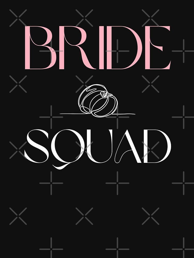 Bride Squad Design - Fun & Bold Graphic for Bridal Party and Bachelorette Gifts by Pixie-agenca