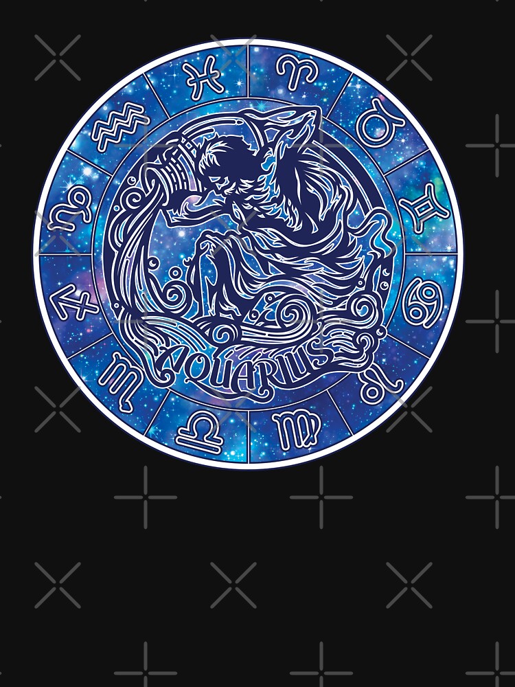 Aquarius Zodiac Sign Wheel by GreatWest