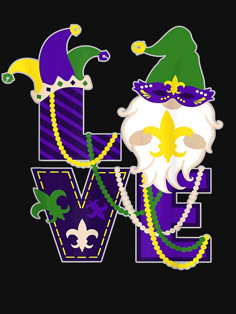 I Love Mardi Gras Fleur de Lis by lenixlayton
