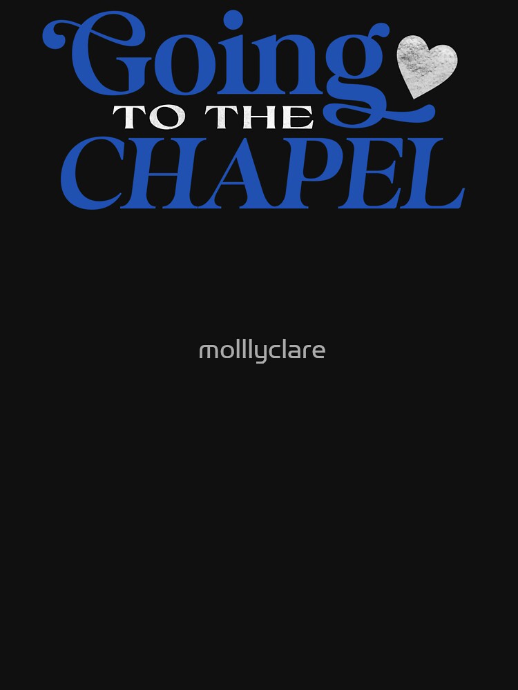 Going to the Chapel Blue Wedding Party by Stickers by @molllyclare