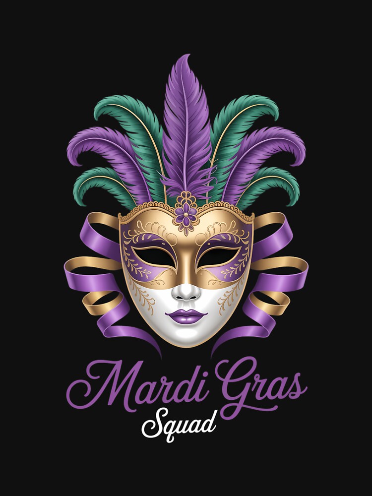 Mardi Gras Squad Mask by JonathalIngham
