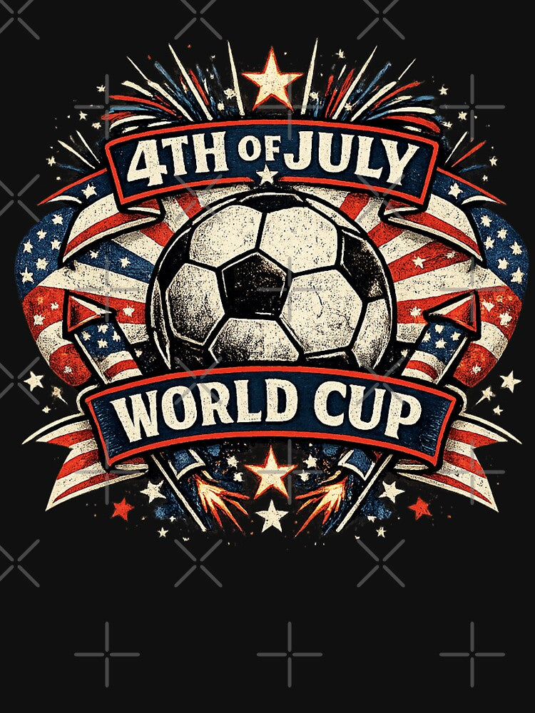 World Cup 4th of July – USA Soccer Celebration Design by floydmay