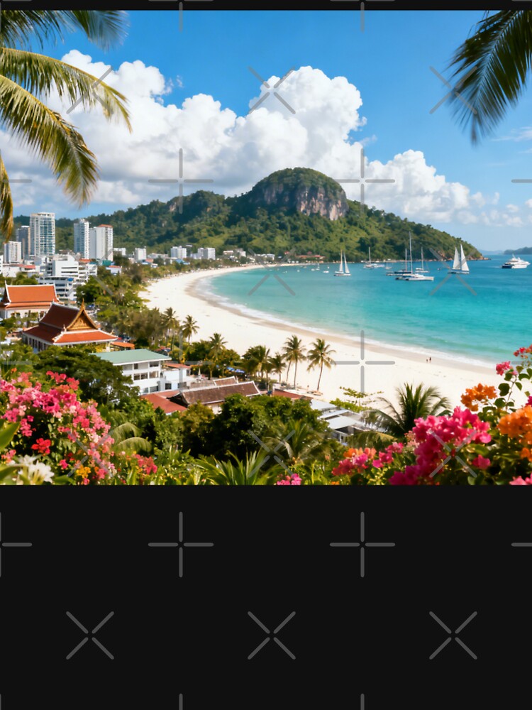 Beautiful Beach View Art Print, Phuket Coastal Scenery by BlareBlare