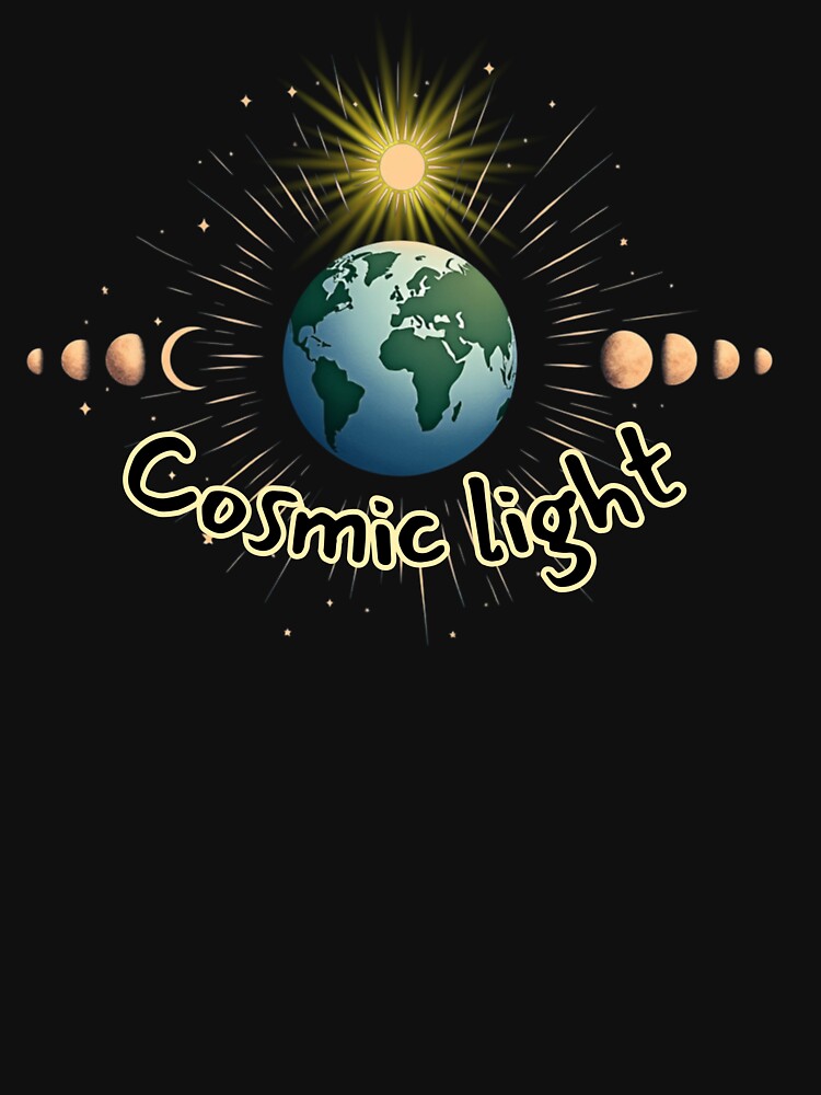 Cosmic Light: Earth & Moon Phases by PriyaMagic