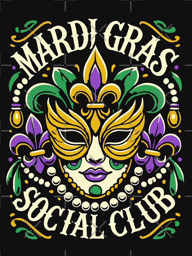 Mardi Gras Social Club Mask Celebration by LuminOrb
