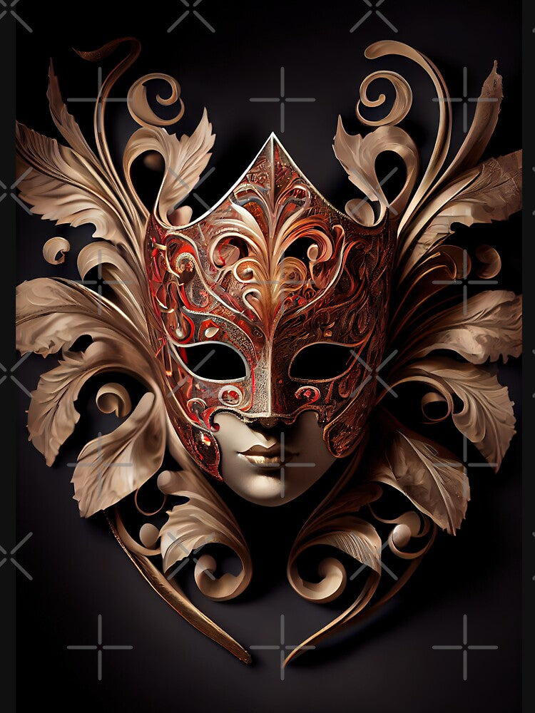 Golden Carnival Mask by OccultDreams