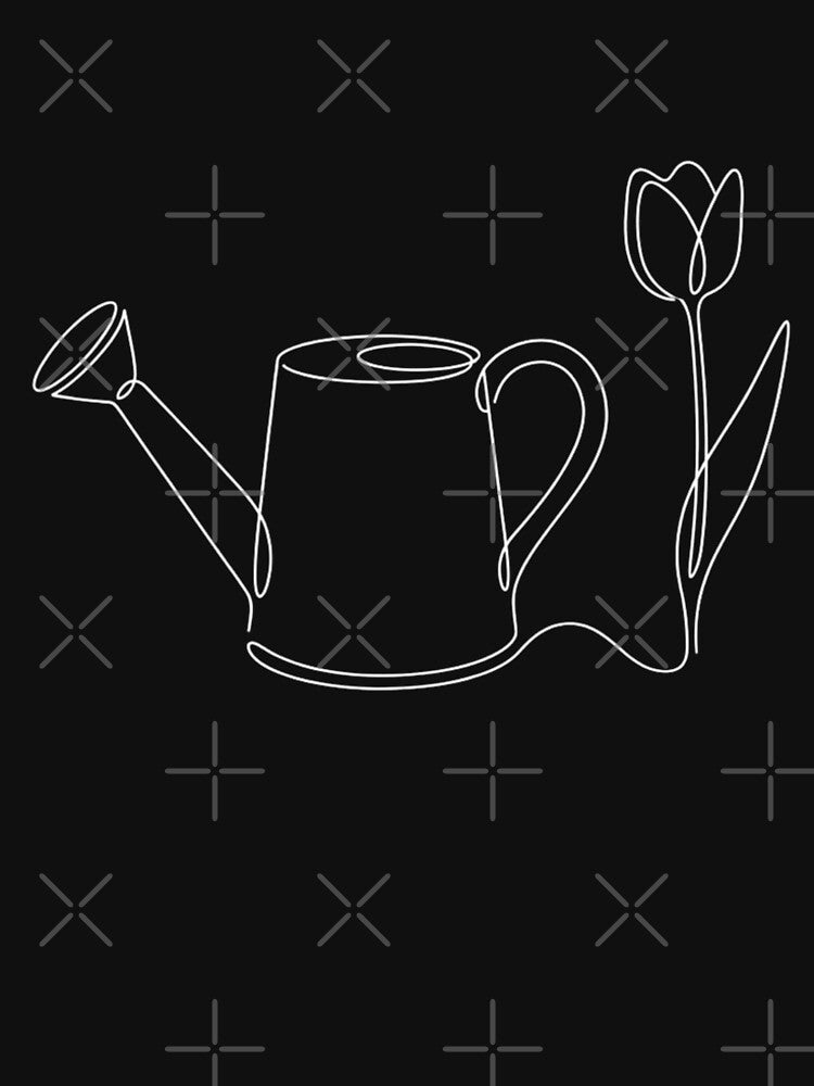 Minimalist Tulip Watering Can by HoruxDesign