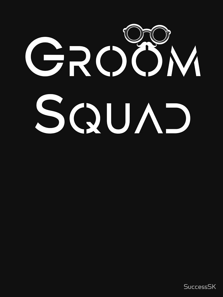 Groom Squad Sunglasses Wedding Bachelor Party, Apparel Novelty Idea by SuccessSK