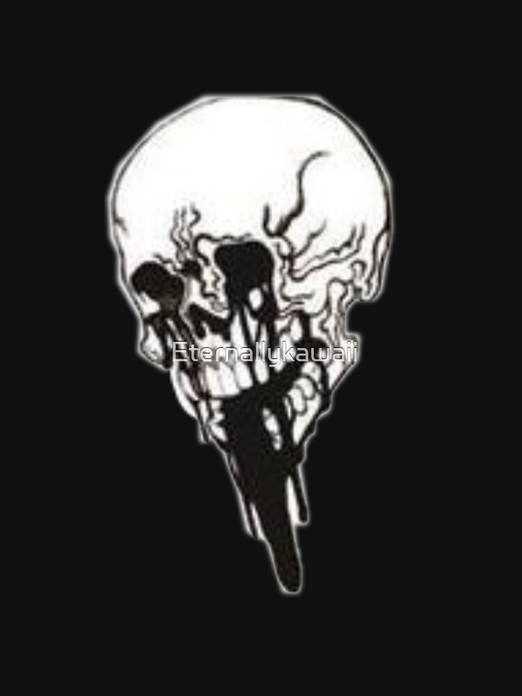 Goth alternative emo scene skeleton skull by Eternallykawaii
