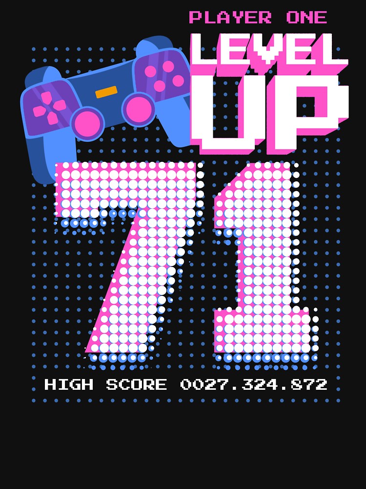 Player One Level Up 71 by patternprint1