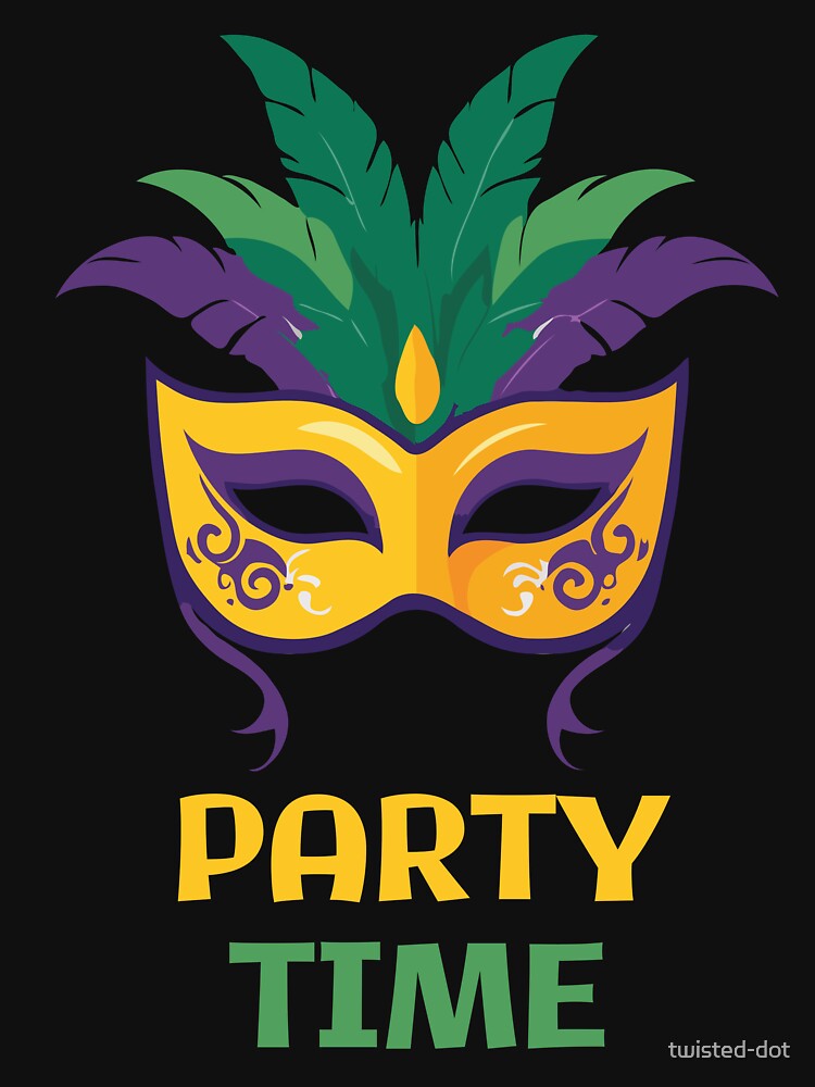 Party time. Mardi Gras carnival mask. by twisted-dot