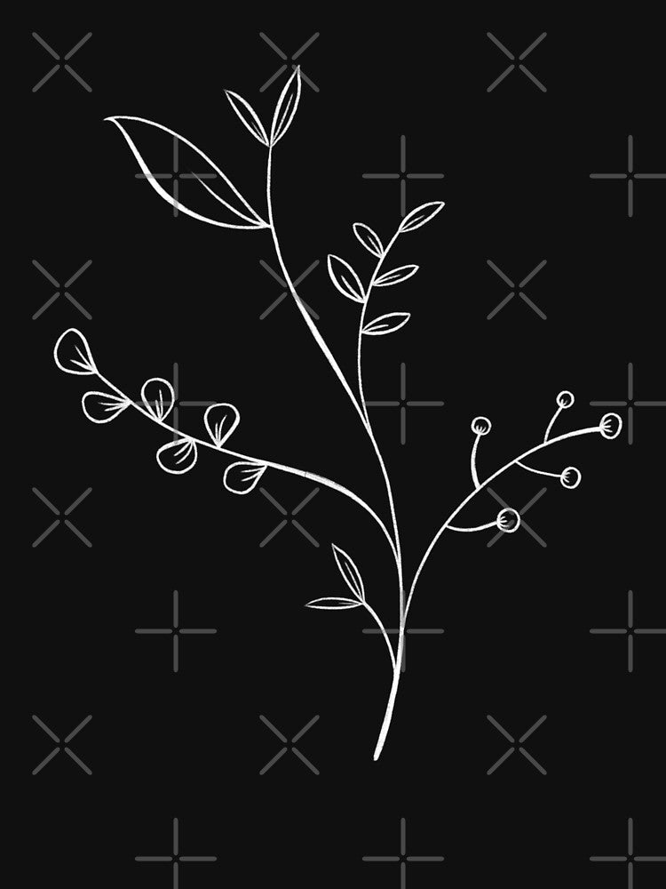 Black Minimalist Pattern by CutiPiStudios