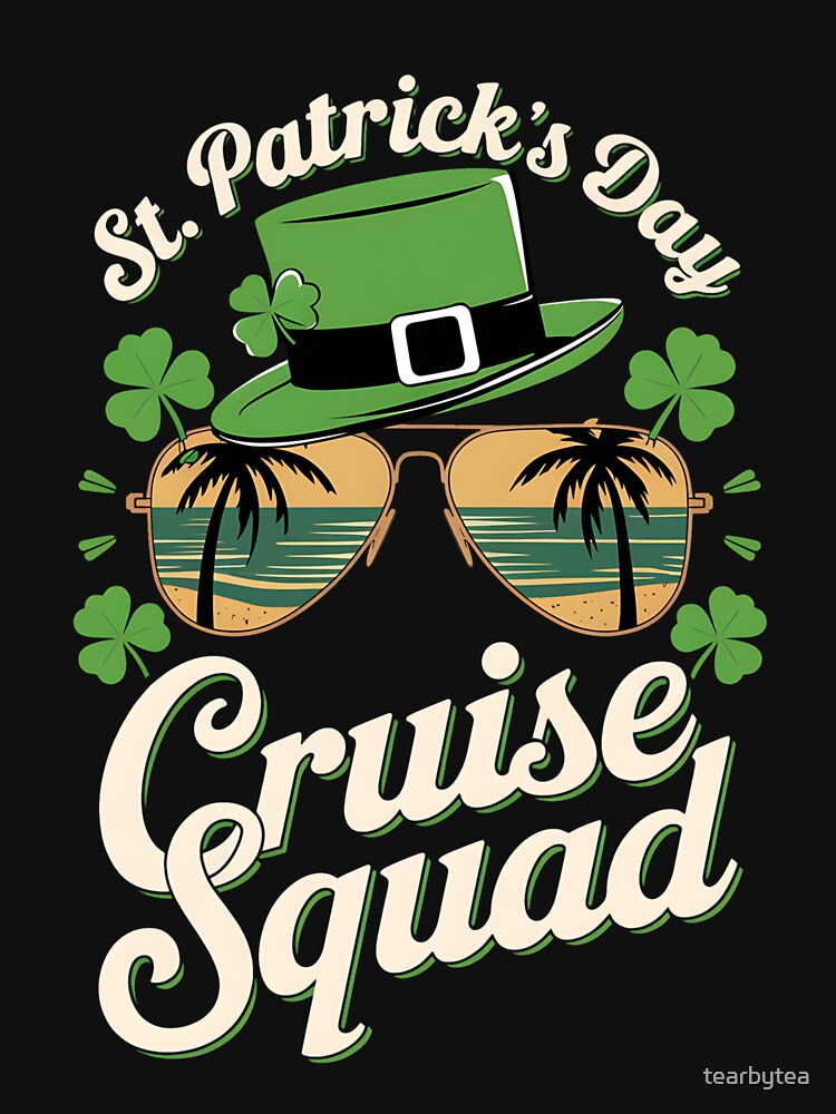 St Patrick's Day Cruise Squad 2025 Funny Family Matching by tearbytea