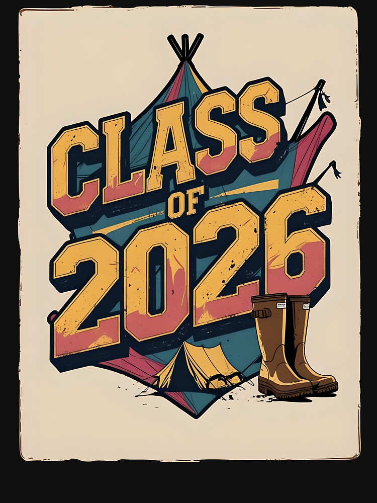 "Class of 2026" Festival Camping Adventure Graduation by DarylWelsh2024