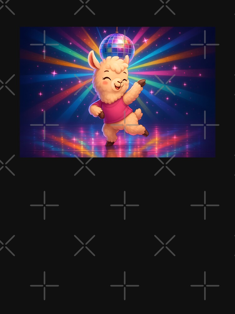 Dancing Llama Under Disco Lights by SassyArtistry
