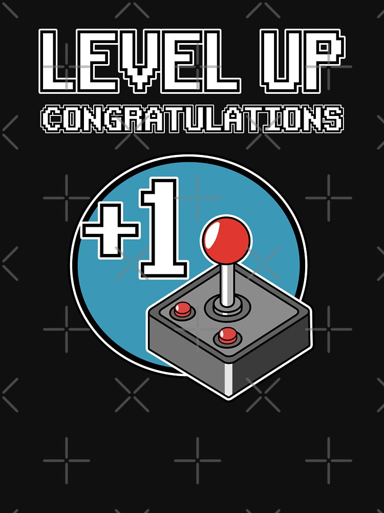 Level Up +1 Year Year Birthday Birthday Gaming by Stronzi