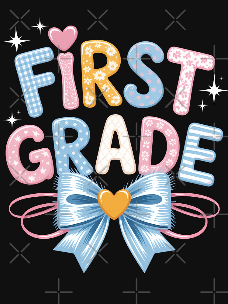 Cute First Grade Back To School Teacher Girl by brynatshop