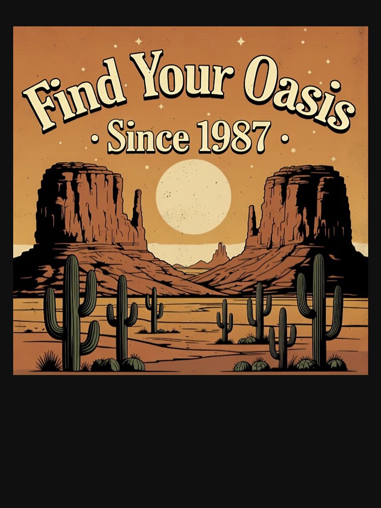 Find Your Oasis – Desert Adventure Design by Dogandesighn