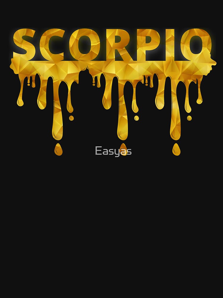Scorpio Geometric Birthday Horoscope Zodiac Gift by Easyas