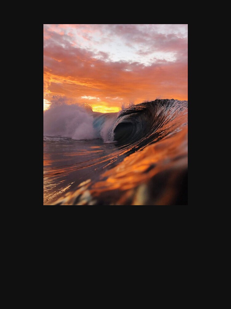 sunset wave by ocean-wave