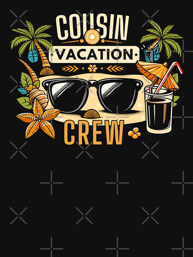 Cousin Crew Family Vacation Summer Vacation Beach Sunglasses by SFIPS