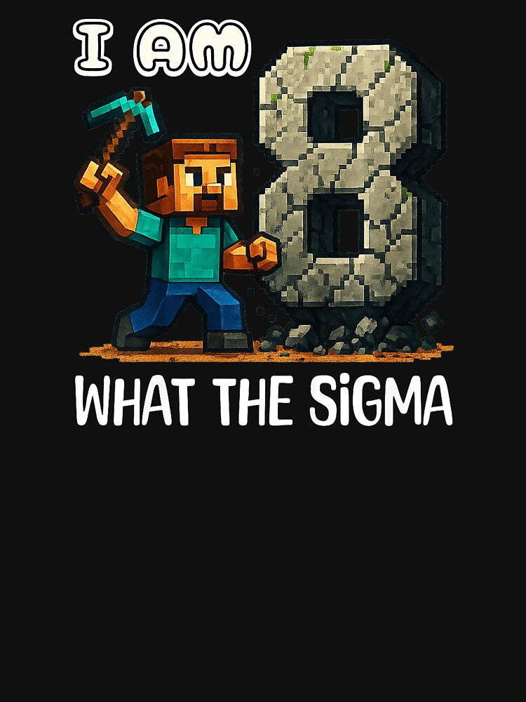 Level 8 Sigma Gamer Pixel Birthday for Gaming by FGTV2021