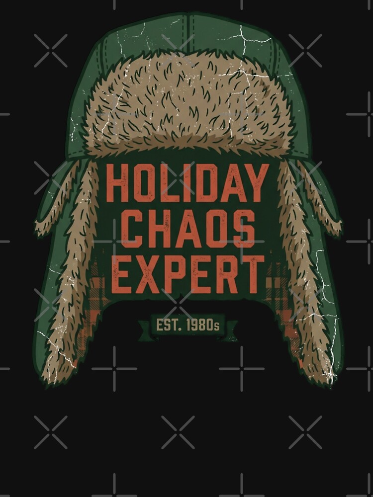 Holiday Chaos Expert Est. 1980s Retro Vintage Graphic for Mom by chattsuede