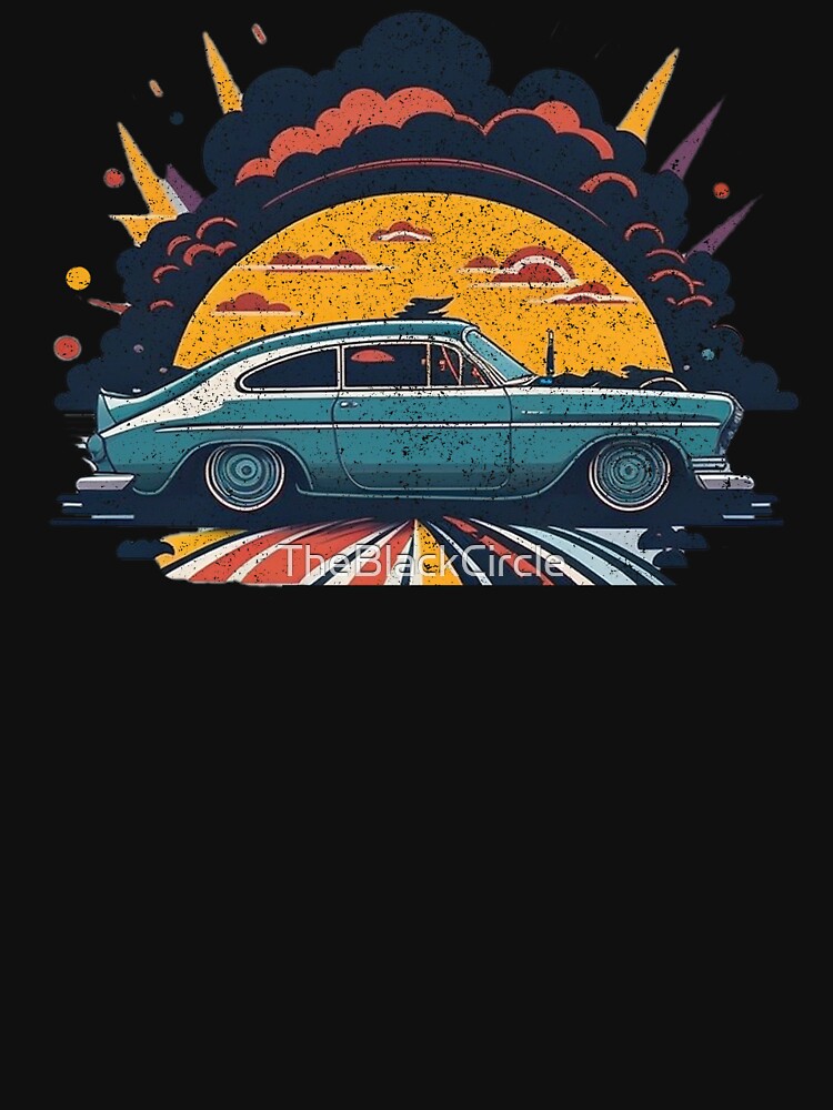 Vintage  vehicle Pop art Flat design by TheBlackCircle