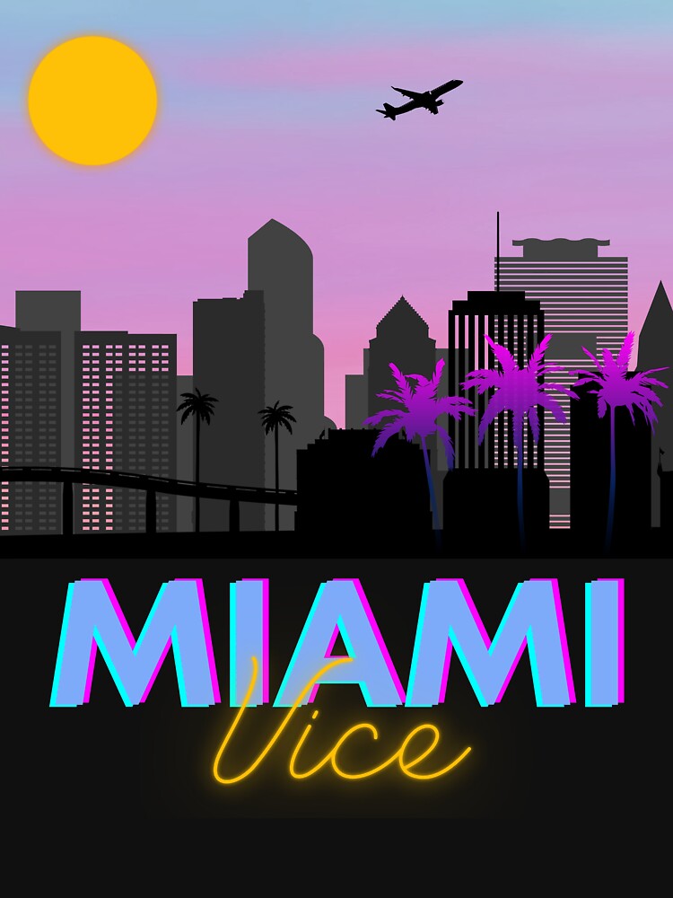 Miami Vice- Cityscape Miami by Tobiasz Pietruska