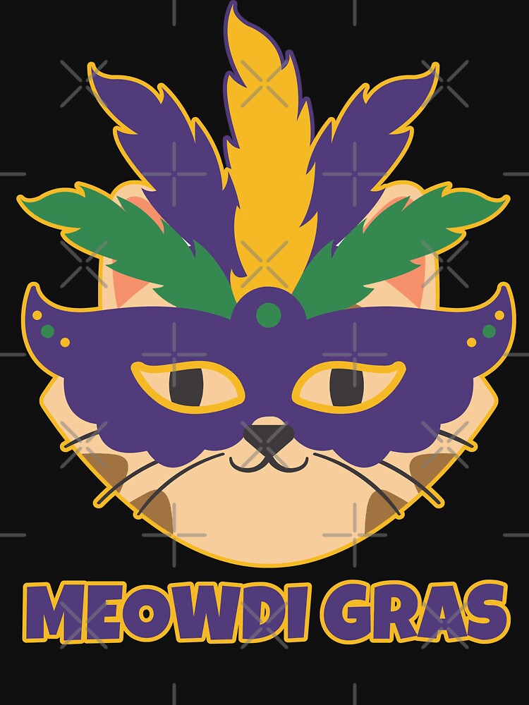 Meowdi Gras Cat Lovers Mardi Gras by dreammerchant