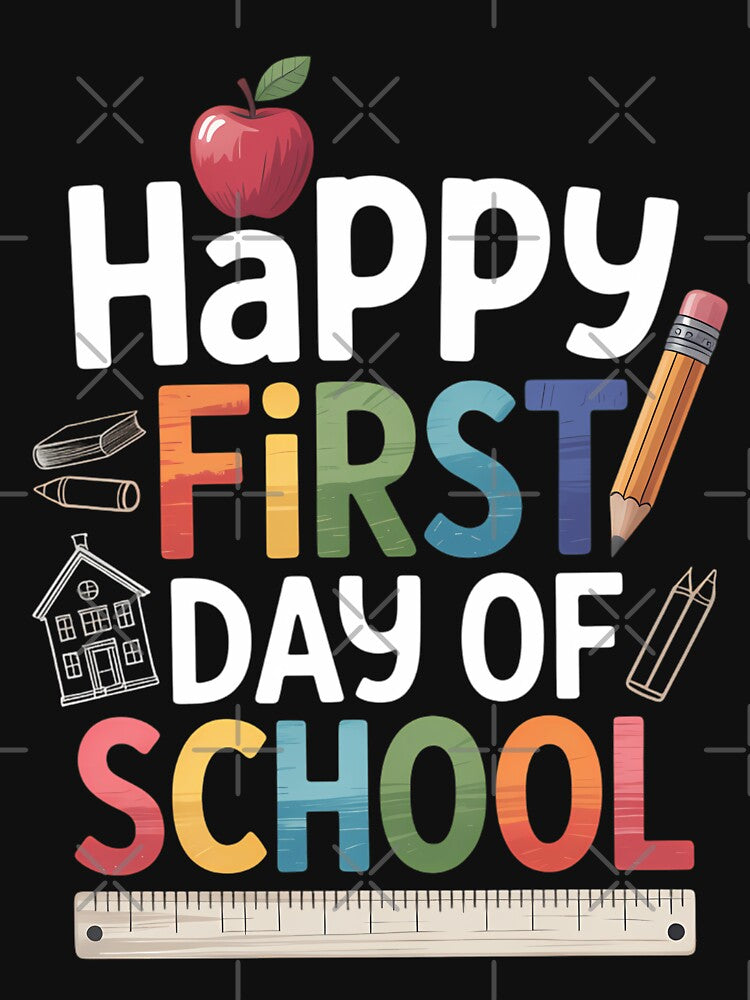Happy First Day Of School Back To School by brynatshop