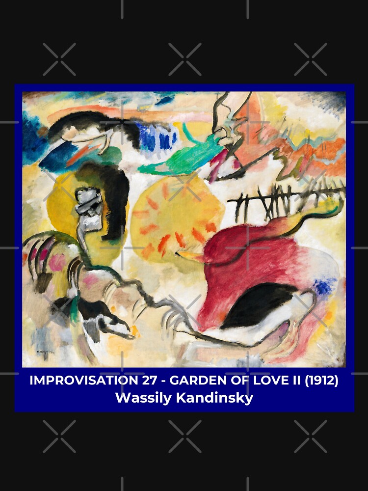 IMPROVISATION 27 - GARDEN OF LOVE II (1912) By WASSILY KANDINSKY by philevera