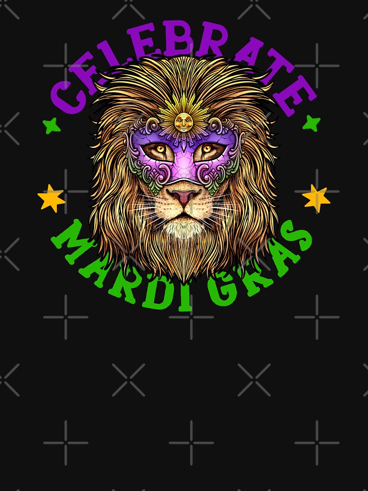 Celebrate Mardi Gras Lion Masquerade Carnival by anziehend
