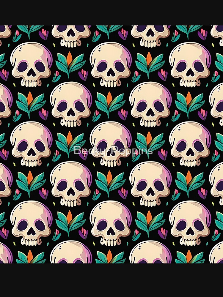 Tropical Skull Garden by Becky-Poppins