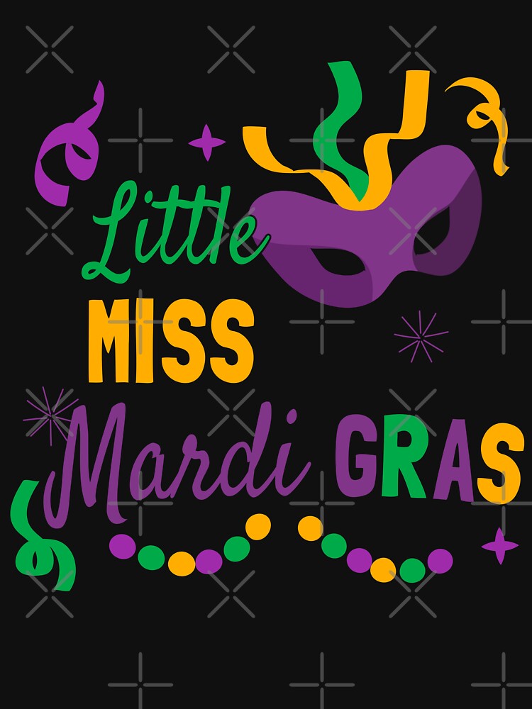 Mardi Gras 2023 - Mask Beads New Orleans Party Little Miss Mardi Gras by OUSSAMAVIP