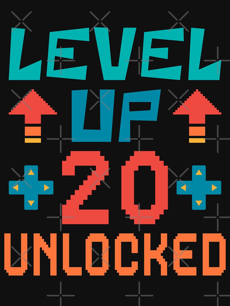 Level Up, 20 Unlocked. Retro by ACC