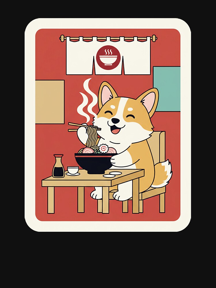 Shiba Inu Ramen Night Japanese Cafe by JordynLadukeg65