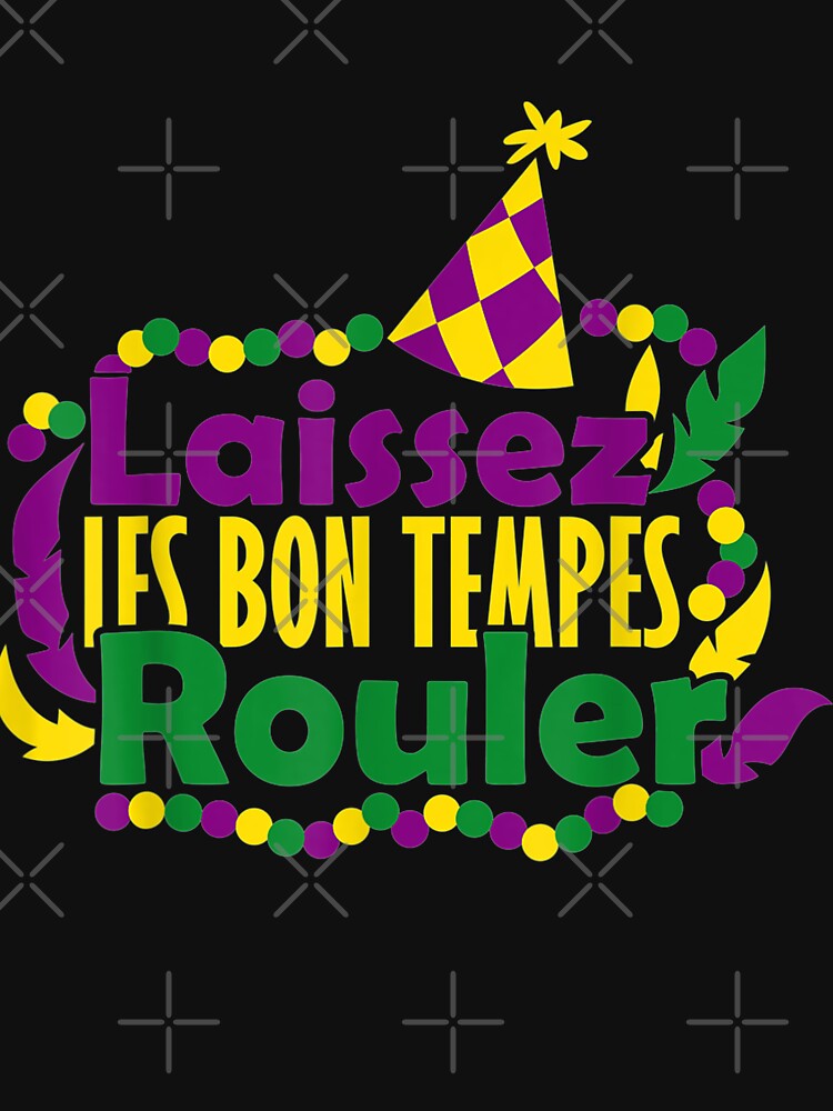 Laissez Les Bons Temps Rouler Mardi Gras Mask Carnival Squad 40 by ALISONABBOTTAU