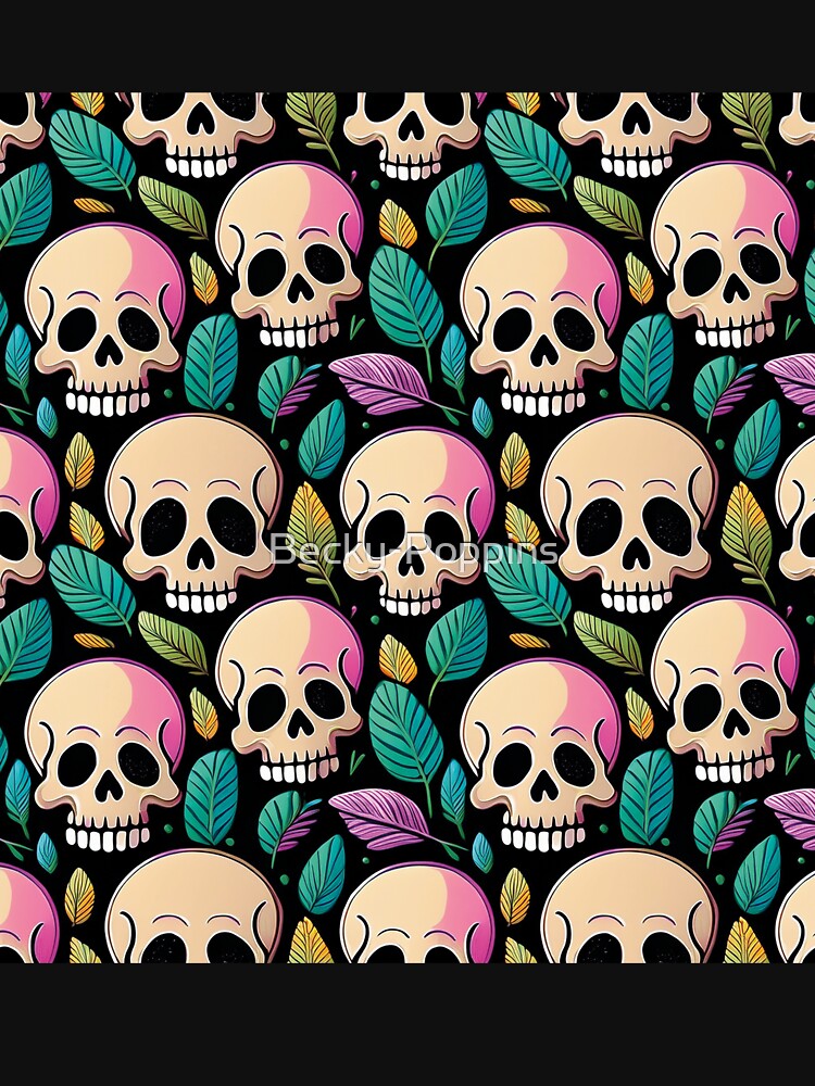 Tropical Skull Garden 2 by Becky-Poppins