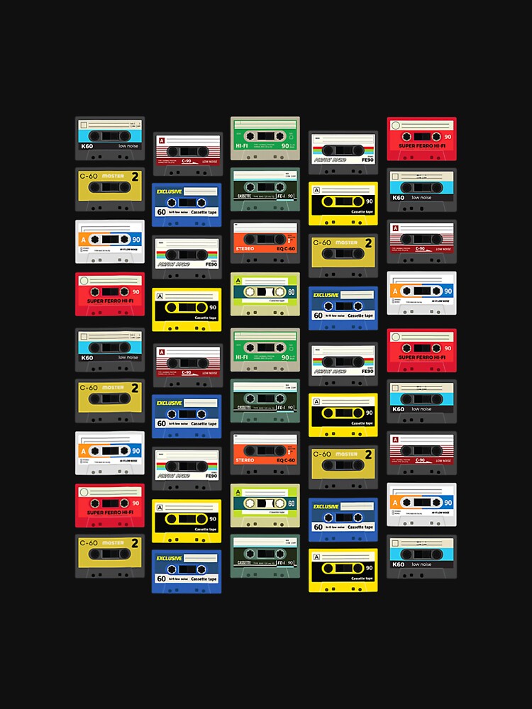 Cassette Tapes Mixtapes 1980s Radio DJ Party Music by TimoCalhoun