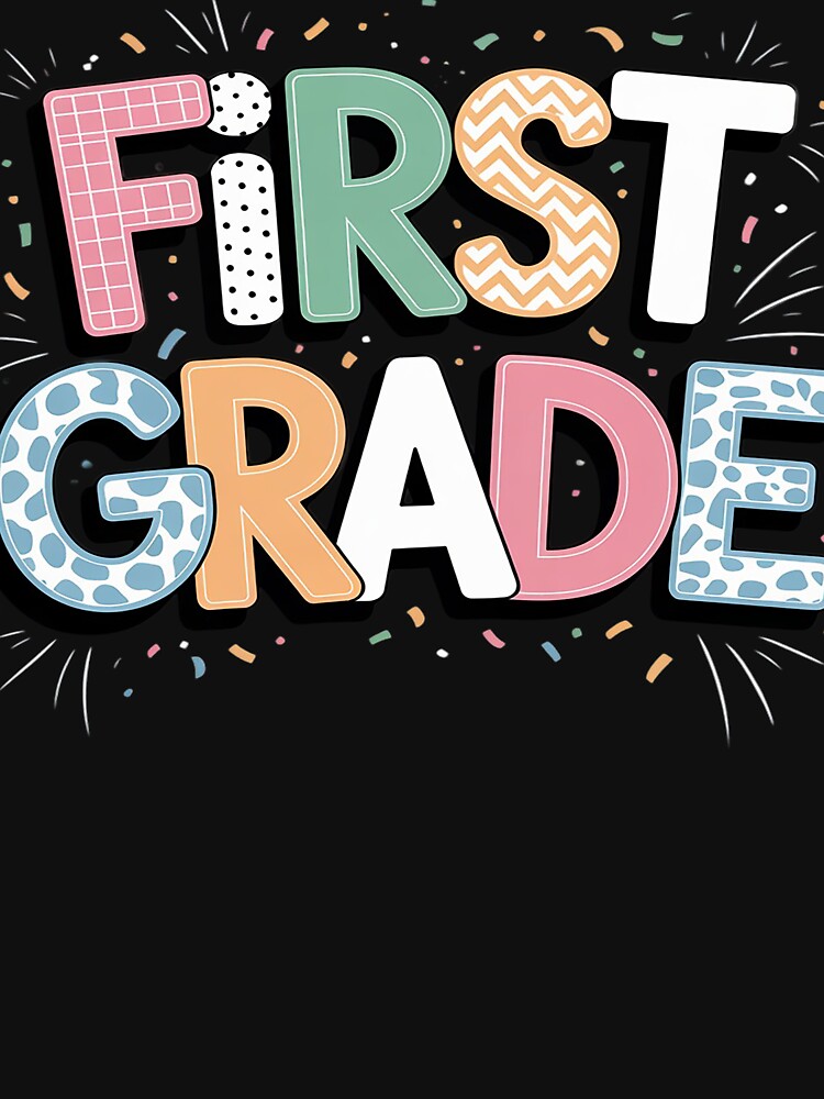 First Grade Teacher Student Happy First Day Back To School by GaryPacheco6