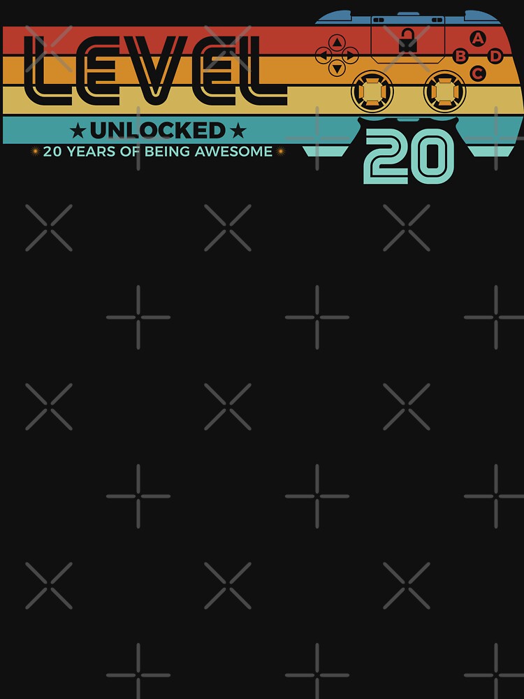 Level 20 Unlocked - 20 years old - 20th Birthday Gamer by NH2019
