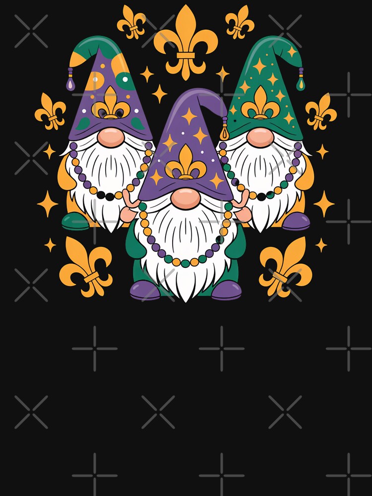 Mardi Gras Bead Gnome Design by Peter Stawicki
