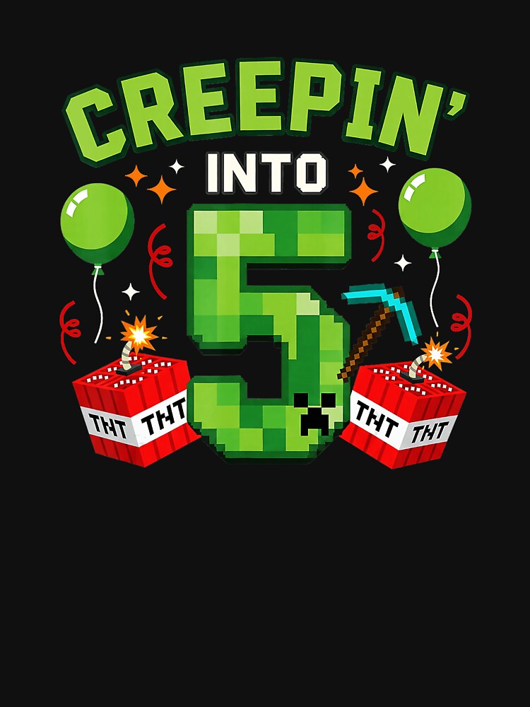 Creepin Into 5 Pixel Gamer Birthday by FGTV2021