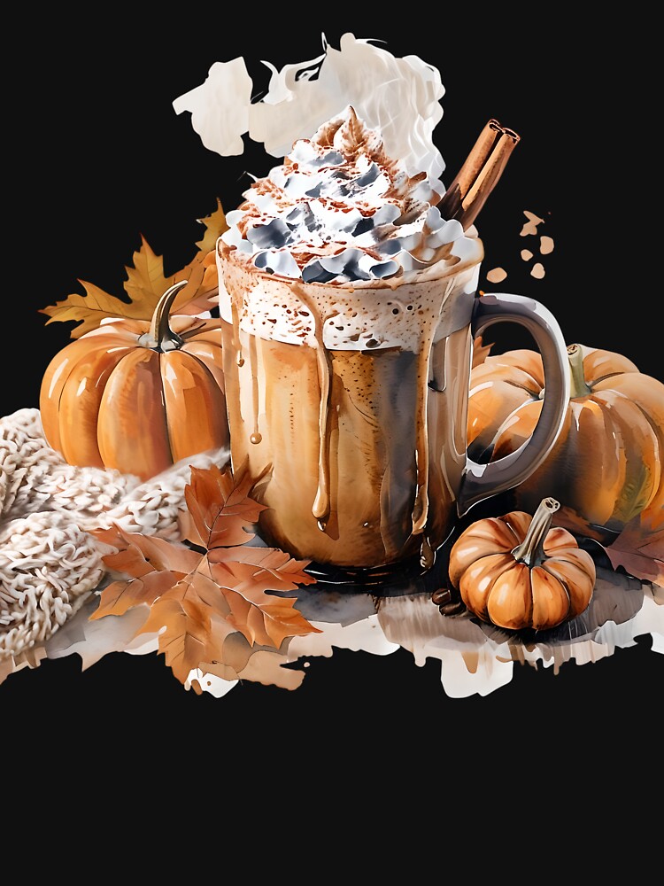 Cozy Autumn Pumpkin Spice Latte – Fall Coffee Aesthetic by LunariaBloom