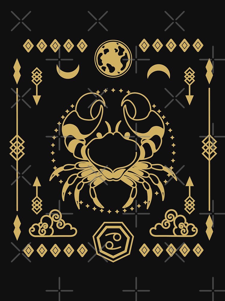 Cancer Star Sign in Gold by CrystalCrush