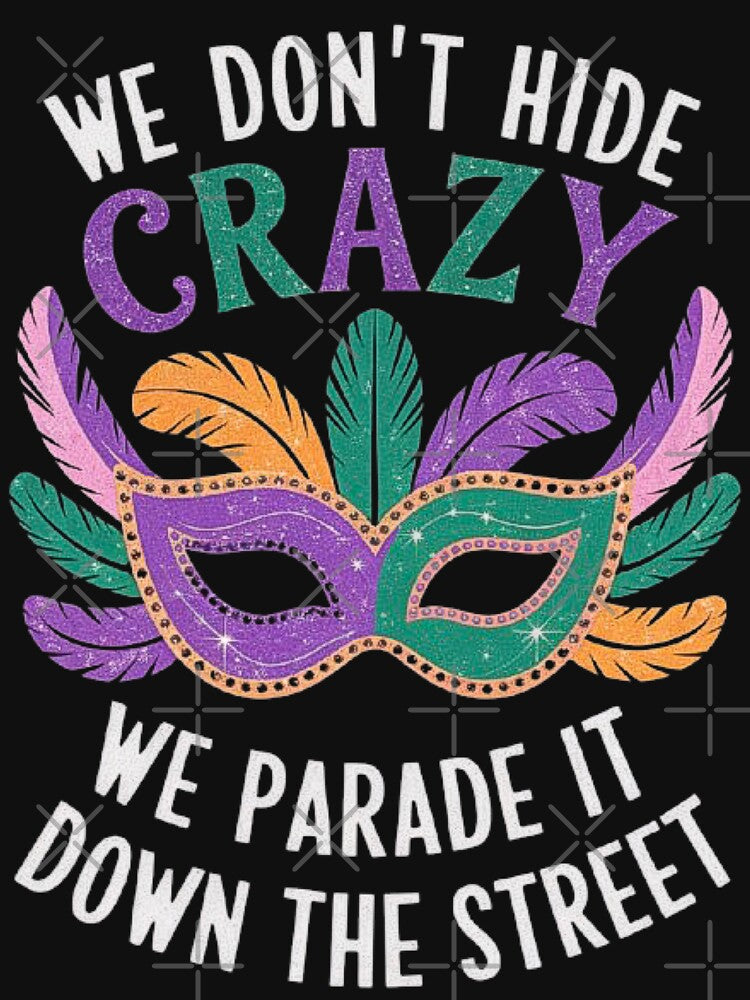 Colorful Mardi Gras Mask with Feathers Design by love3617